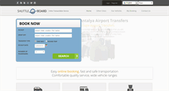 Desktop Screenshot of antalyaairportshuttle.net